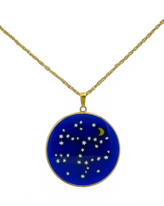 Night Sky Venetian Glass Pendant