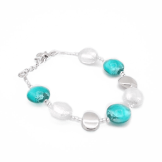 dreamy venice aqua perle bracelet
