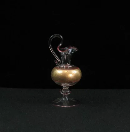 Murano hand blown glass amphora