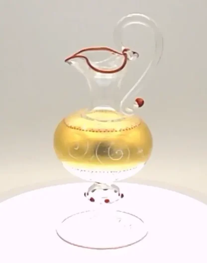 hand blown murano glass vase