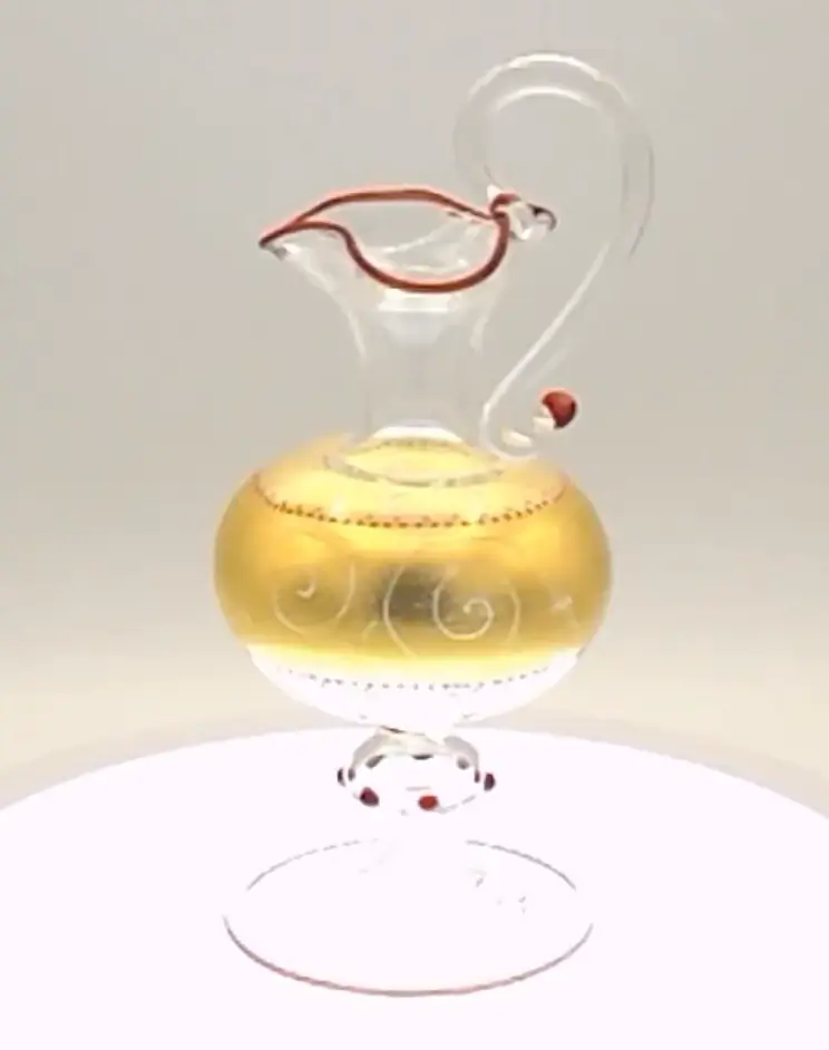 hand blown murano glass vase