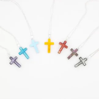 Murano Glass Cross necklaces
