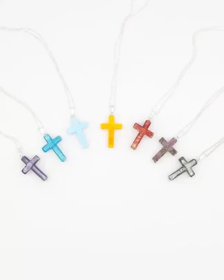 Murano Glass Cross necklaces