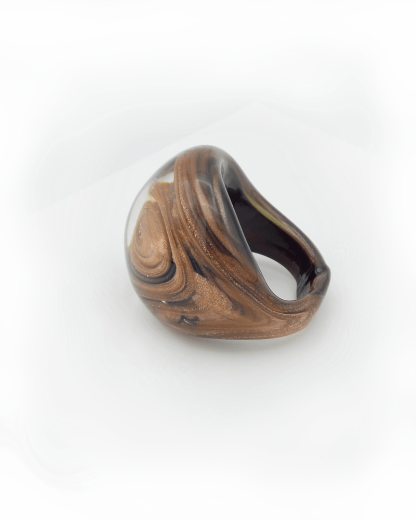 Swirling Copper Alessandra Ring