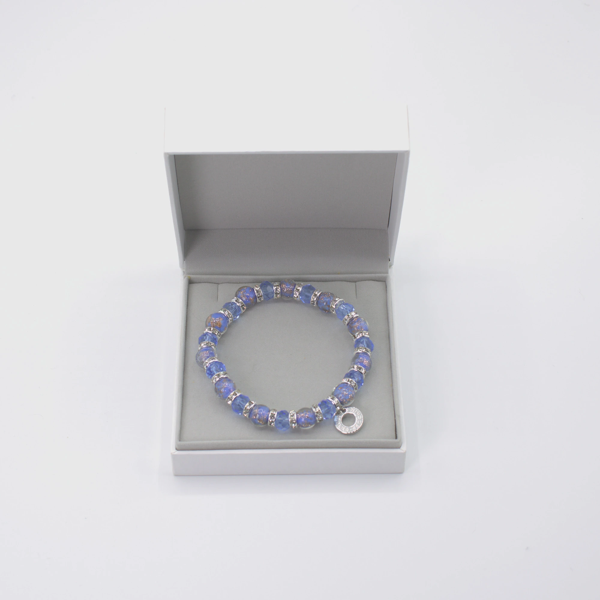 Blues Murano Stretch Bracelet