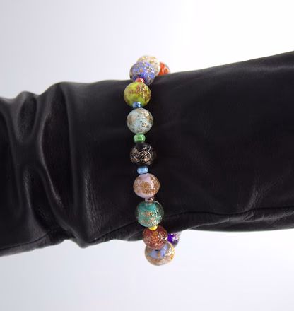 Murano Copper Beads Bracelet - Image 2