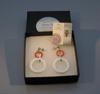 Murano Double Hoop Earrings